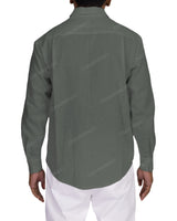 Relaxed Long Sleeve Button Up Shirt