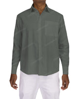 Relaxed Long Sleeve Button Up Shirt
