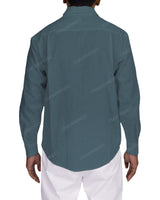 Relaxed Long Sleeve Button Up Shirt