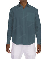 Relaxed Long Sleeve Button Up Shirt