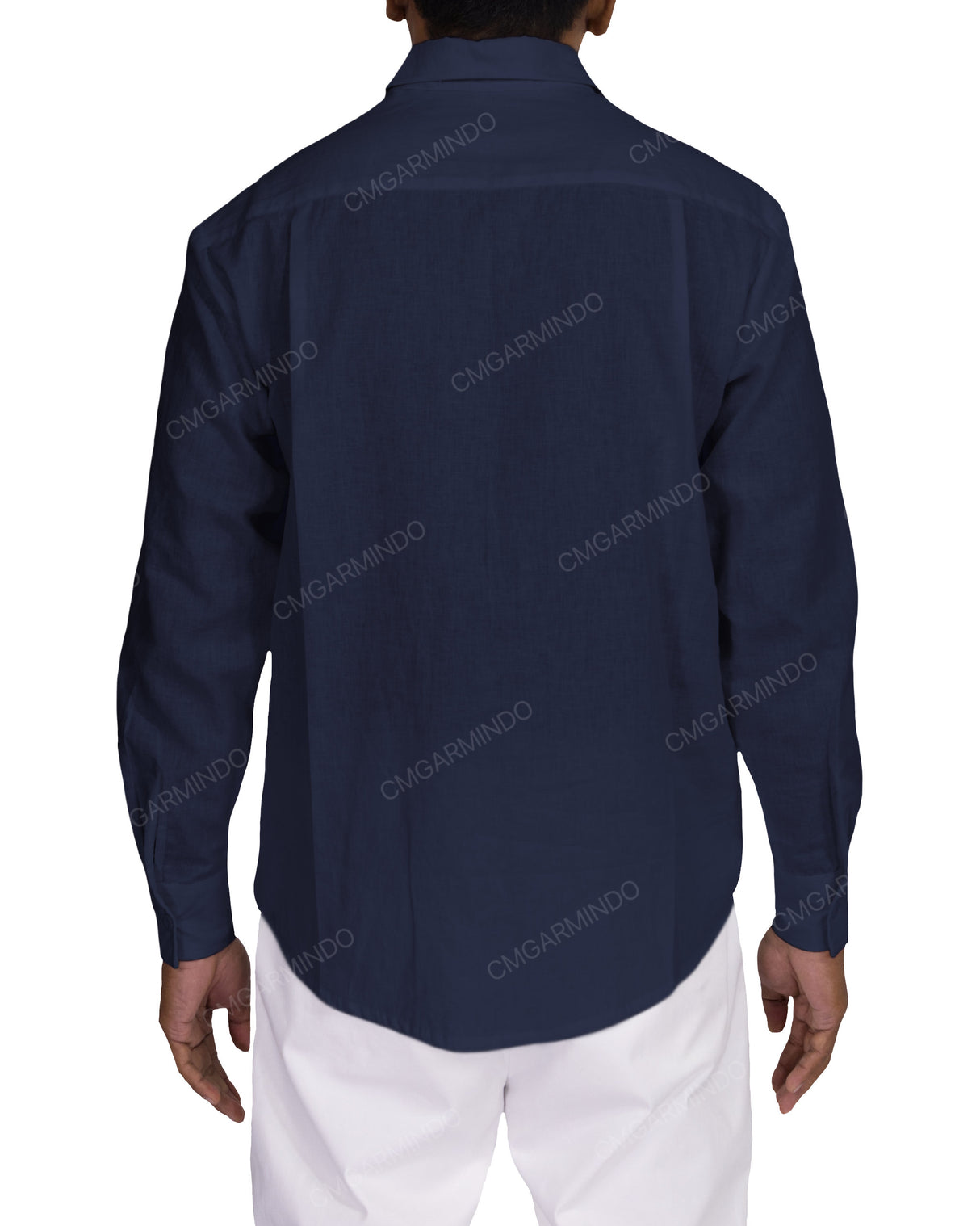 Relaxed Long Sleeve Button Up Shirt