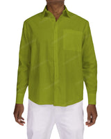 Relaxed Long Sleeve Button Up Shirt