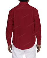 Relaxed Long Sleeve Button Up Shirt