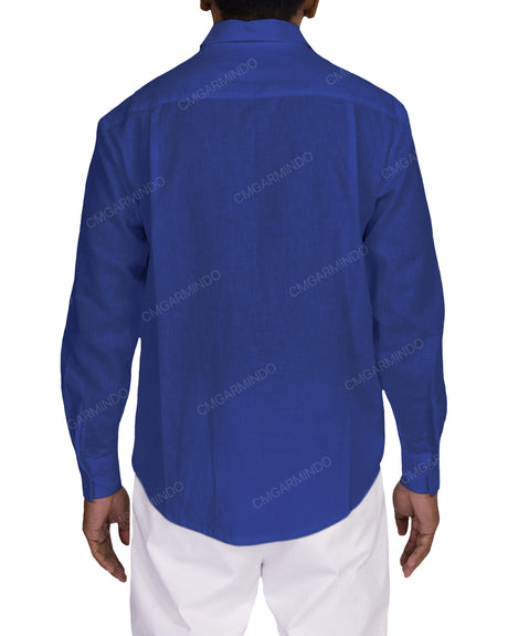 Relaxed Long Sleeve Button Up Shirt