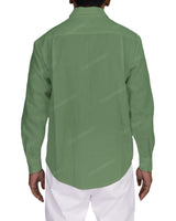Relaxed Long Sleeve Button Up Shirt