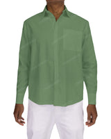 Relaxed Long Sleeve Button Up Shirt