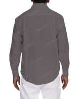 Relaxed Long Sleeve Button Up Shirt