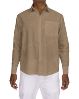 Relaxed Long Sleeve Button Up Shirt