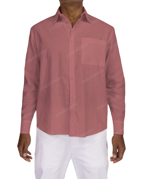Relaxed Long Sleeve Button Up Shirt