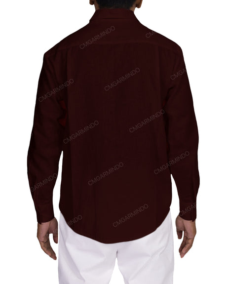 Relaxed Long Sleeve Button Up Shirt