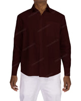Relaxed Long Sleeve Button Up Shirt