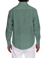 Relaxed Long Sleeve Button Up Shirt
