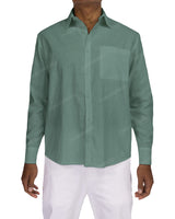 Relaxed Long Sleeve Button Up Shirt