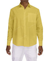 Relaxed Long Sleeve Button Up Shirt