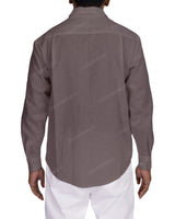 Relaxed Long Sleeve Button Up Shirt
