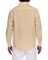 Relaxed Long Sleeve Button Up Shirt