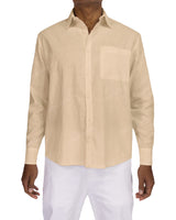 Relaxed Long Sleeve Button Up Shirt