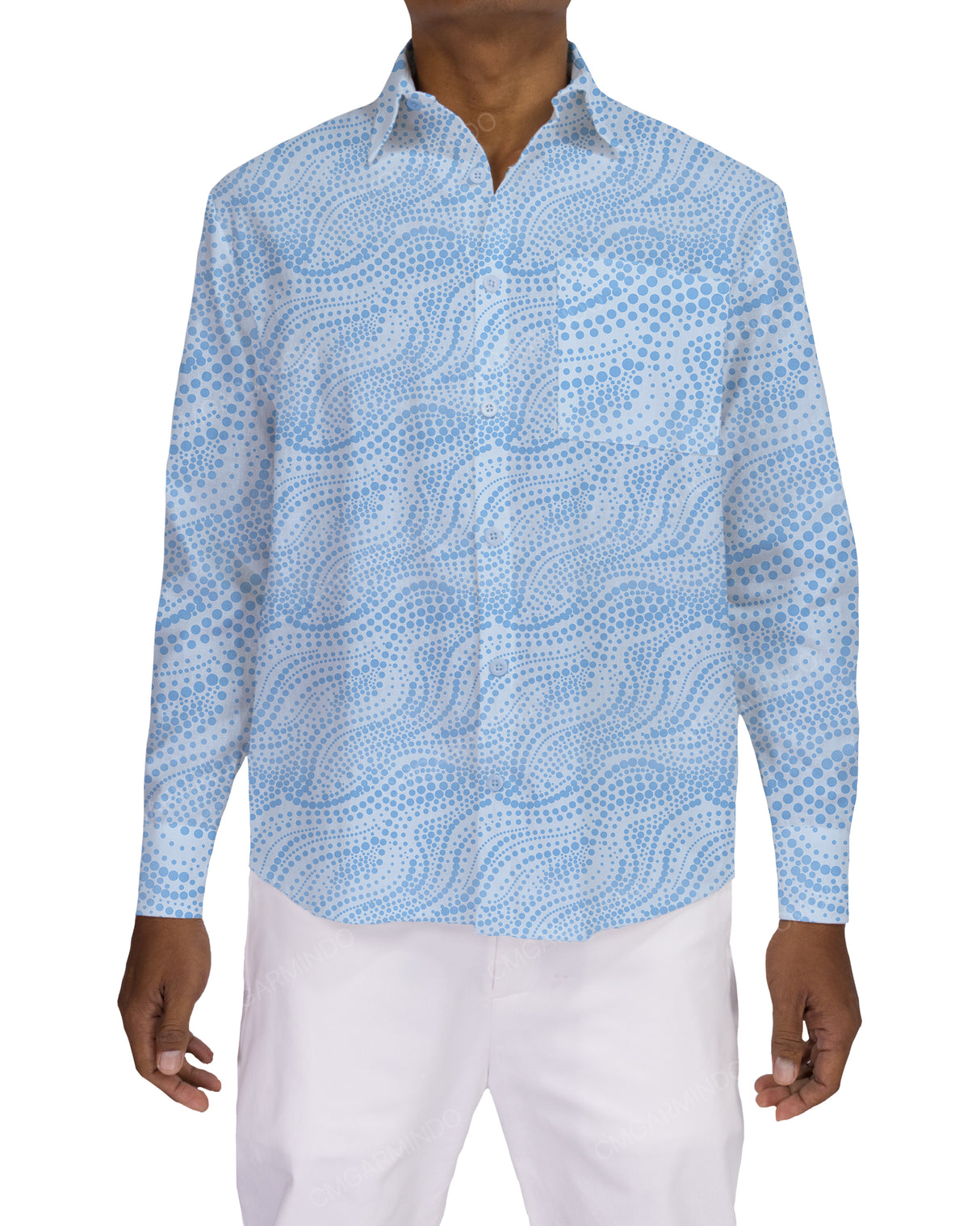 Relaxed Long Sleeve Button Up Shirt