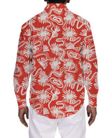 Relaxed Long Sleeve Button Up Shirt