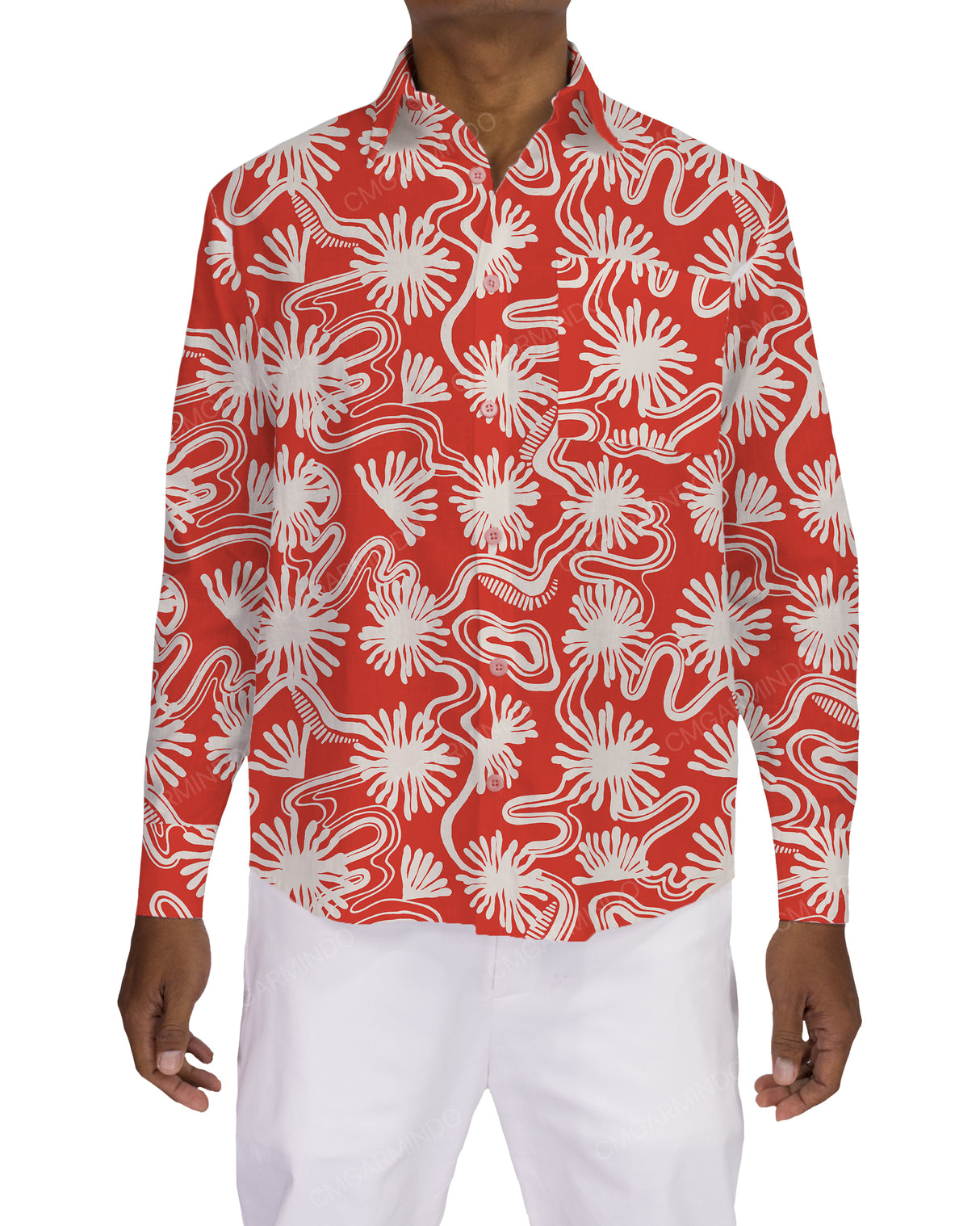 Relaxed Long Sleeve Button Up Shirt