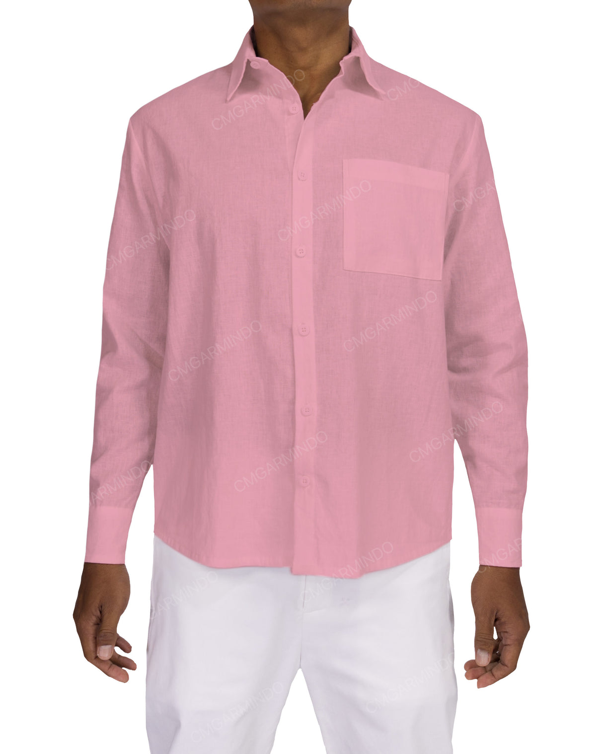 Relaxed Long Sleeve Button Up Shirt