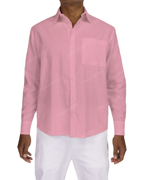 Relaxed Long Sleeve Button Up Shirt