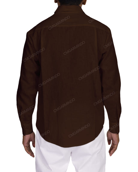 Relaxed Long Sleeve Button Up Shirt