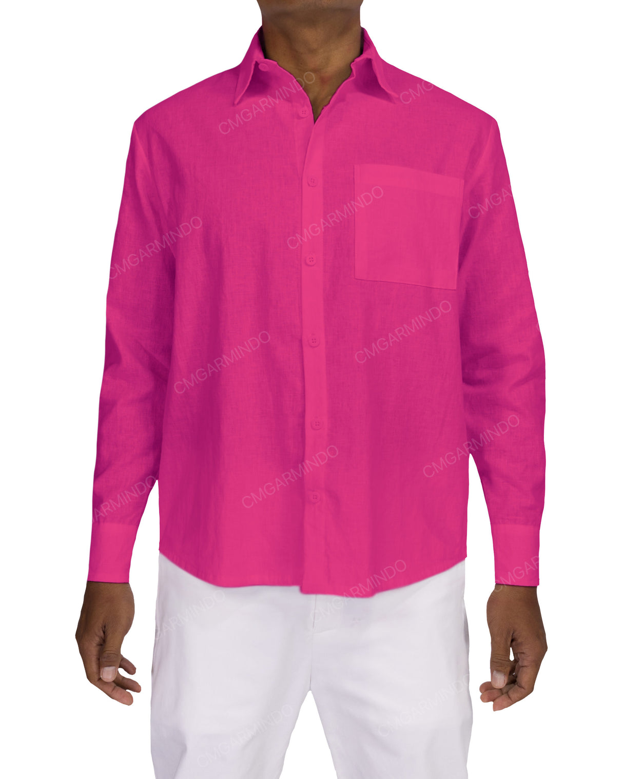 Relaxed Long Sleeve Button Up Shirt