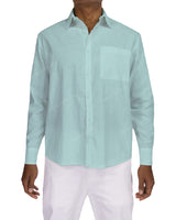 Relaxed Long Sleeve Button Up Shirt