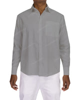 Relaxed Long Sleeve Button Up Shirt