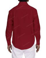 Relaxed Long Sleeve Button Up Shirt