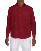 Relaxed Long Sleeve Button Up Shirt