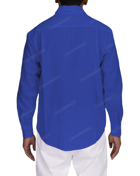 Relaxed Long Sleeve Button Up Shirt