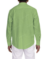 Long Sleeve Mandarin Collar Shirt
