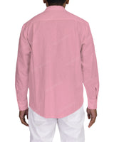 Long Sleeve Mandarin Collar Shirt