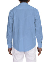 Long Sleeve Mandarin Collar Shirt