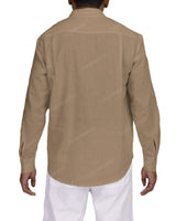 Half Placket Long Sleeve Shirt