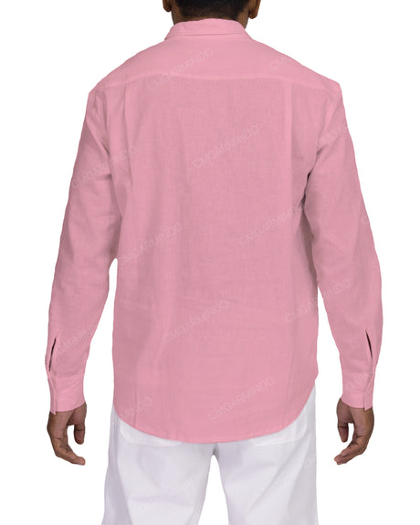 Half Placket Long Sleeve Shirt