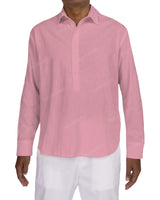 Half Placket Long Sleeve Shirt