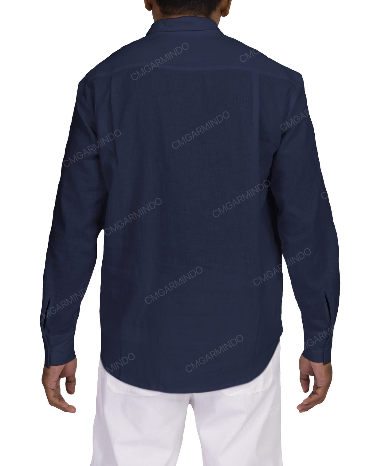 Half Placket Long Sleeve Shirt