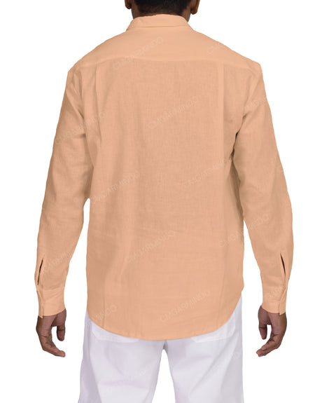Half Placket Long Sleeve Shirt