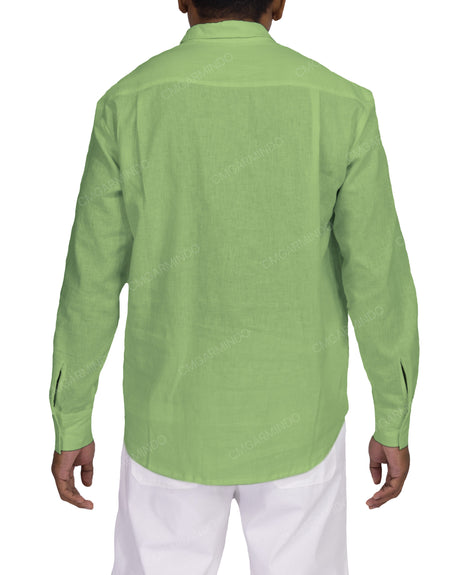Half Placket Long Sleeve Shirt