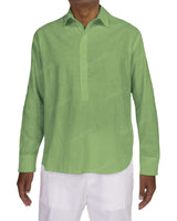 Half Placket Long Sleeve Shirt