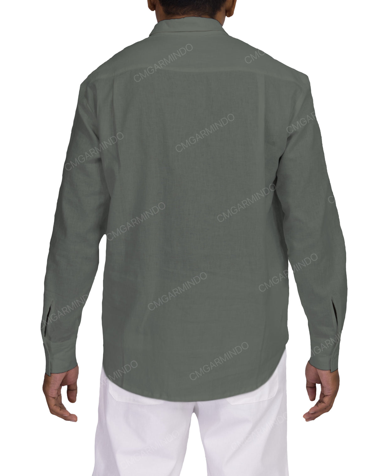 Half Placket Long Sleeve Shirt