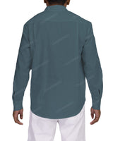 Half Placket Long Sleeve Shirt