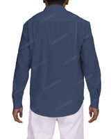 Half Placket Long Sleeve Shirt
