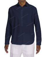 Half Placket Long Sleeve Shirt