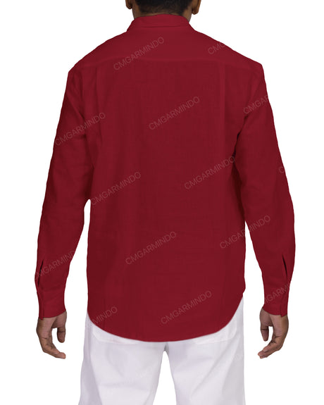 Half Placket Long Sleeve Shirt