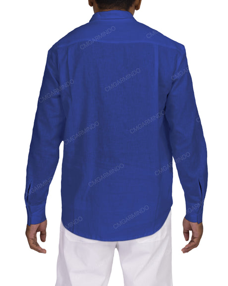 Half Placket Long Sleeve Shirt