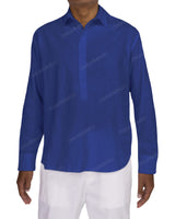 Half Placket Long Sleeve Shirt